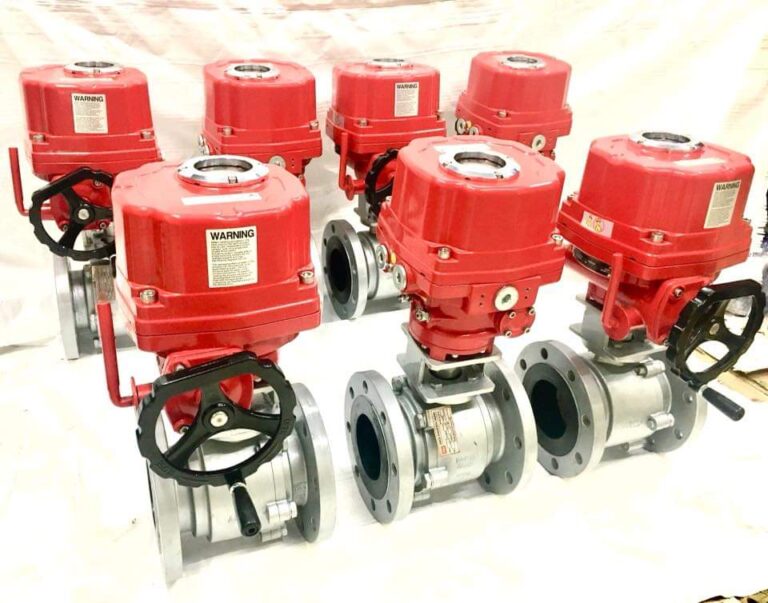 Electrical Actuator Operated Ball Valve - Multitech Valves And Automation