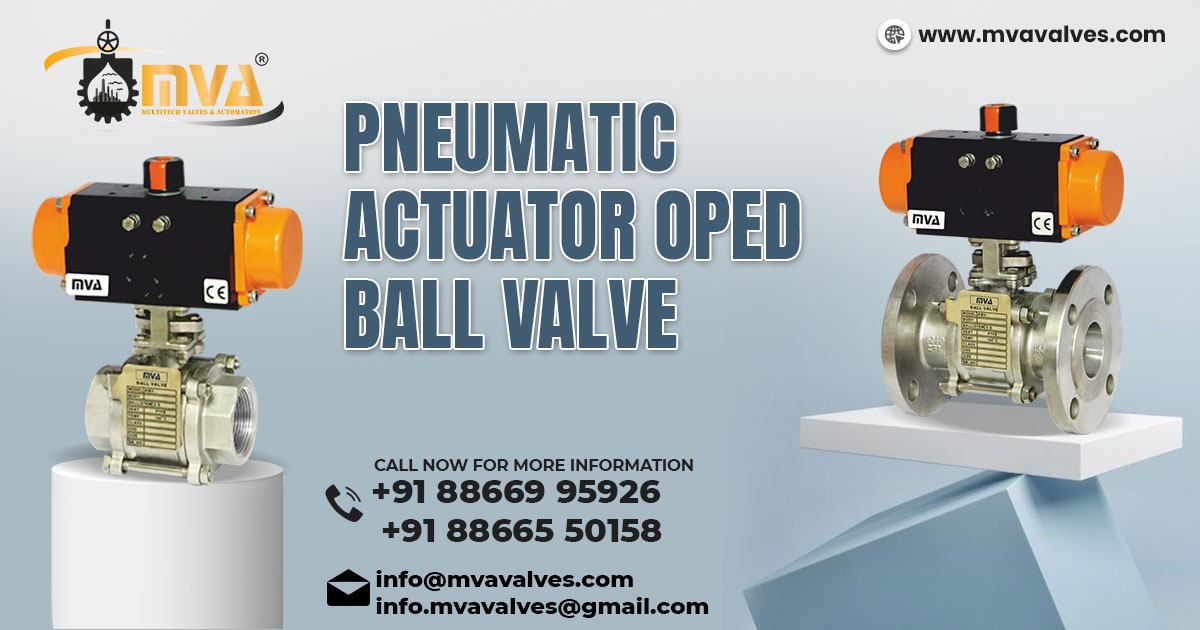 Pneumatic Actuator Operated Ball Valve in Guyana