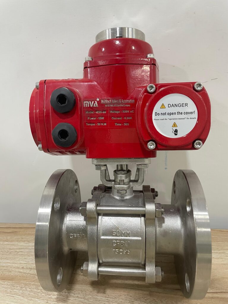 Flame Proof Electrical Actuator operated Ball Valve