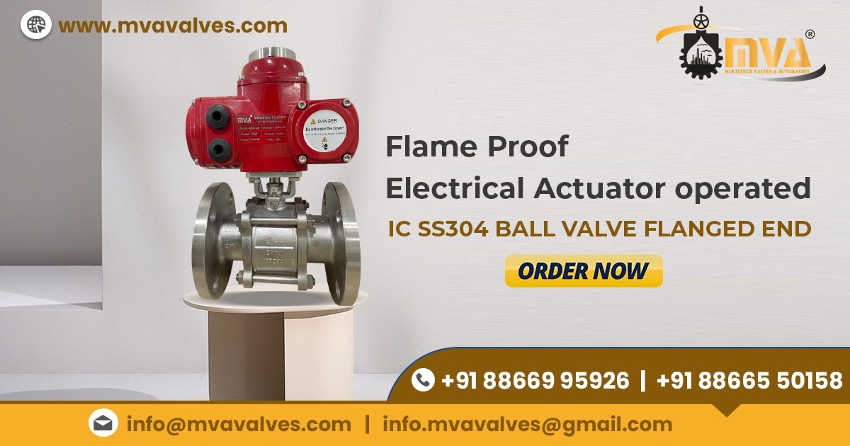 Flame Proof Electrical Actuator Operated Ball Valve in Brazil