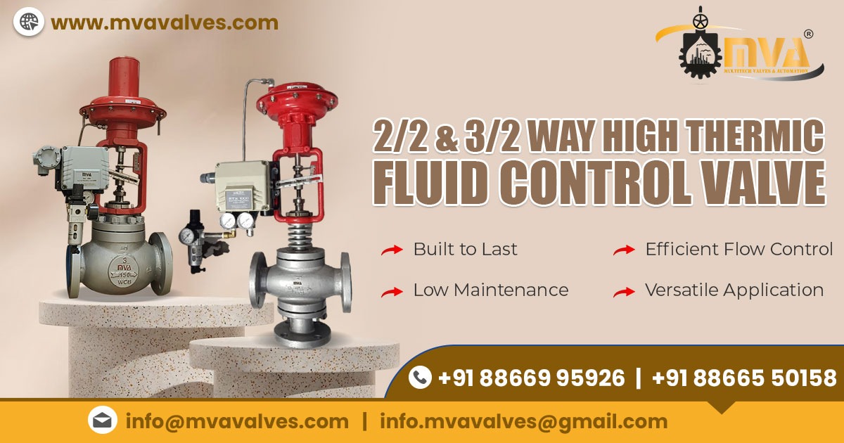 2/2 and 3/2 Way High Thermic Fluid Control Valve in Algeria