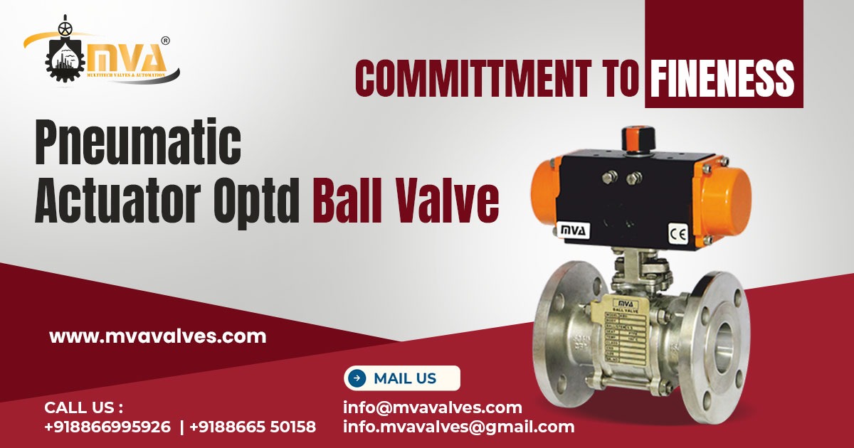 Pneumatic Actuator Operated Ball Valve in Colombia