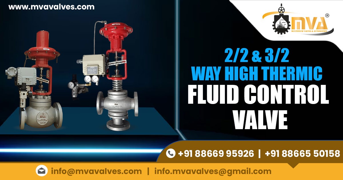 2/2 and 3/2 Way High Thermic Fluid Control Valve in South Africa