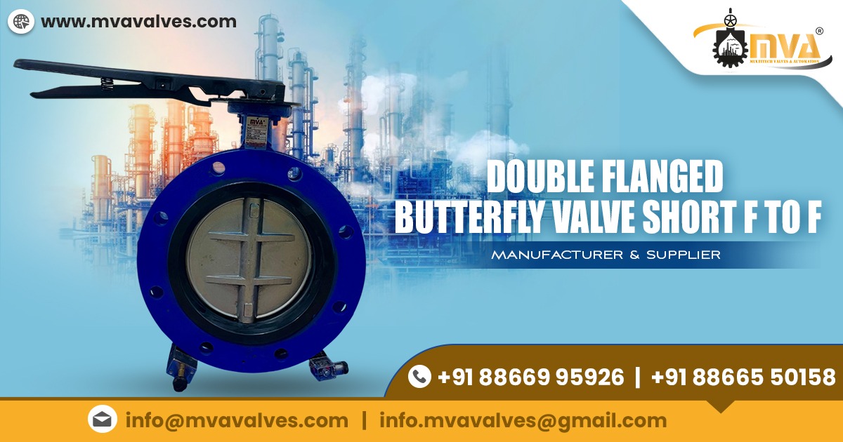Double Flanged Butterfly Valves in UAE