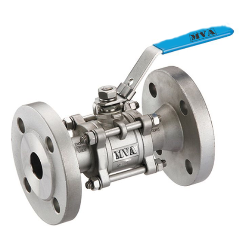 Ball Valve 3 Pic Design Lever Operated Flange End