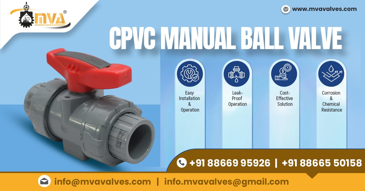 CPVC Manual Ball Valve in UAE