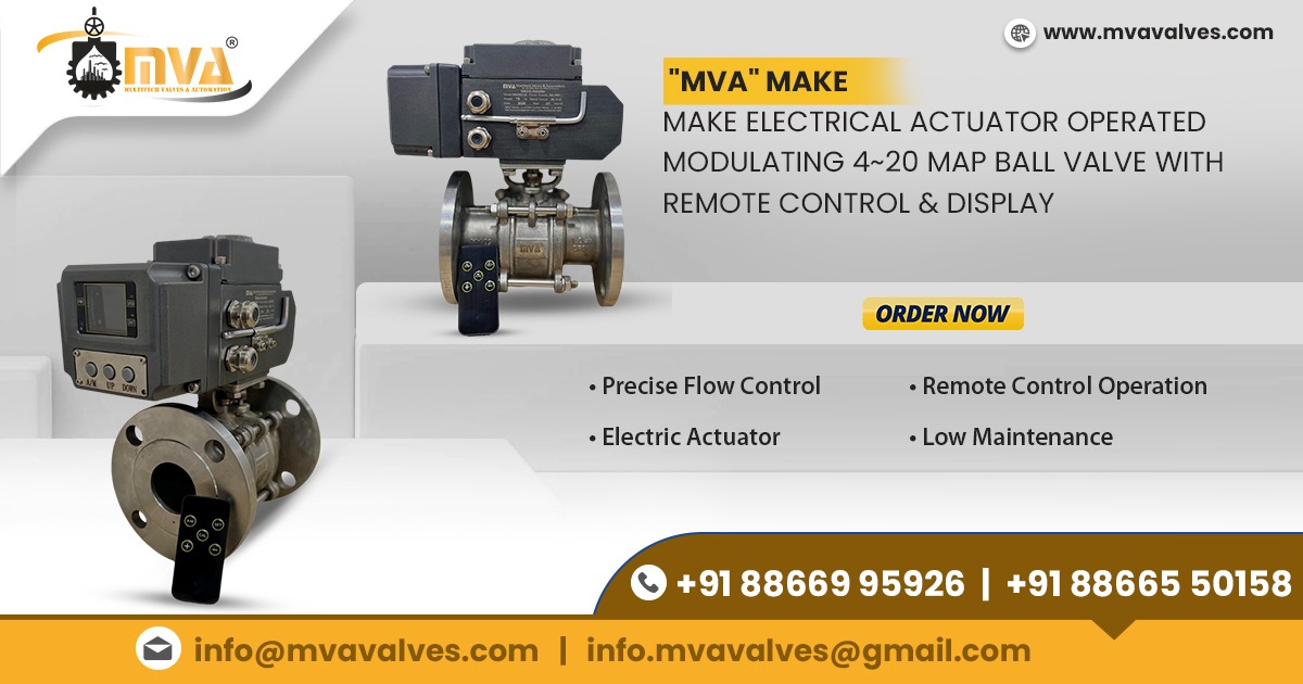 Modulating 4~20 Map Ball Valve in UAE
