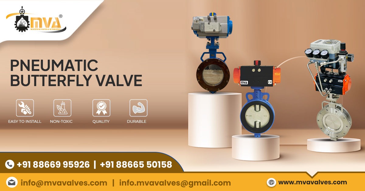 Pneumatic Butterfly Valve in Mumbai