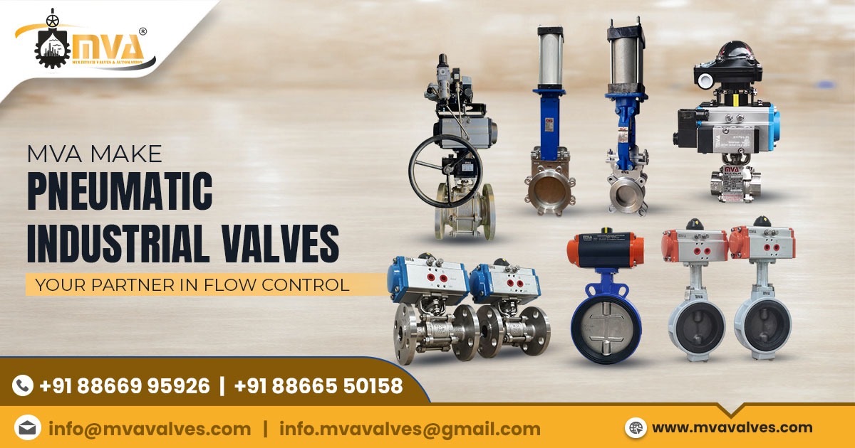 Pneumatic Industrial Valves in Ahmedabad