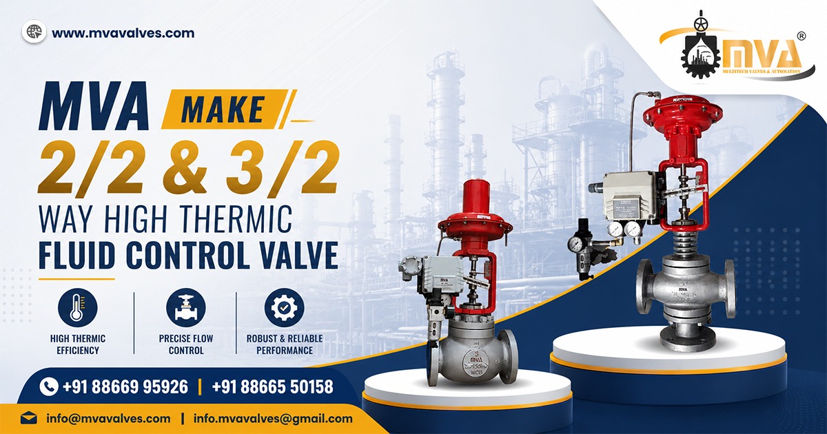 2/2 and 3/2 Way High Thermic Fluid Control Valve in Vietnam