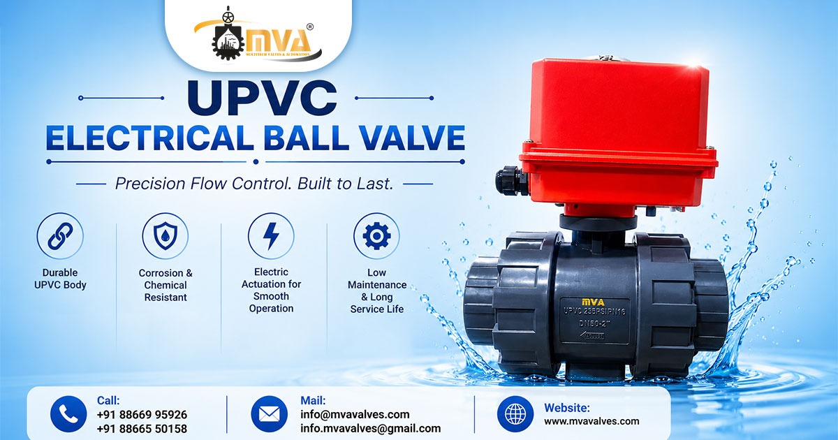 UPVC Electrical Ball Valve in Bharuch