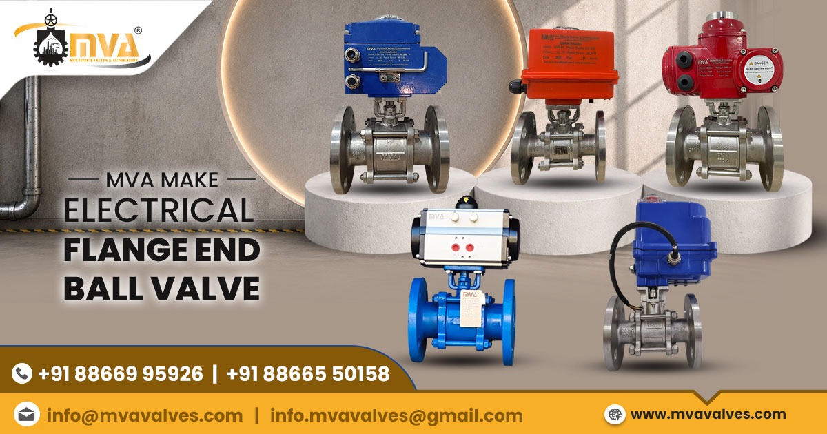 Electric Actuator Operated Flanged Ball Valve in Kenya