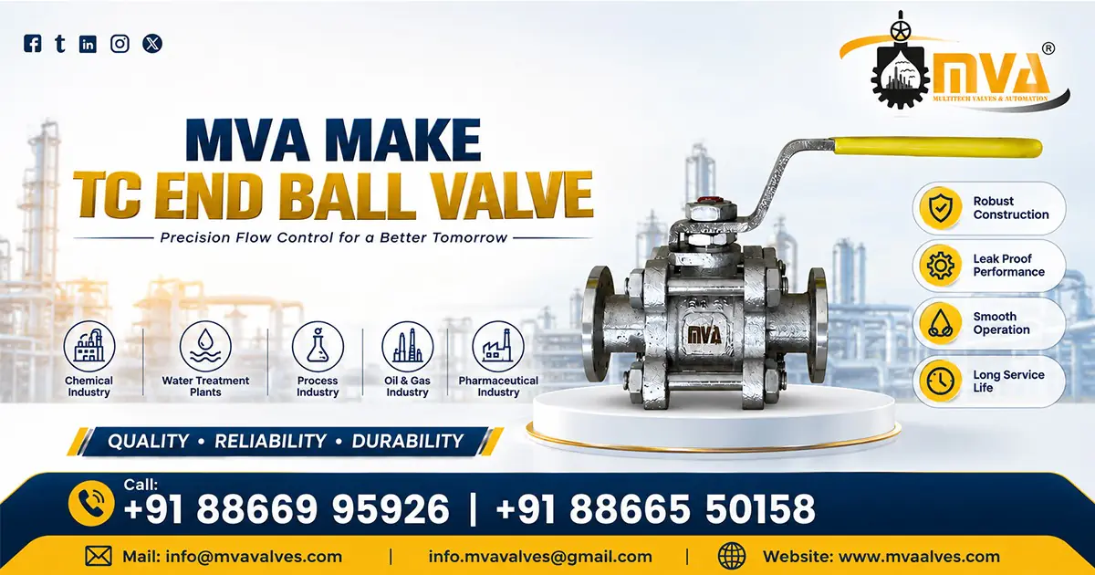 TC End Ball Valve in Ankleshwar