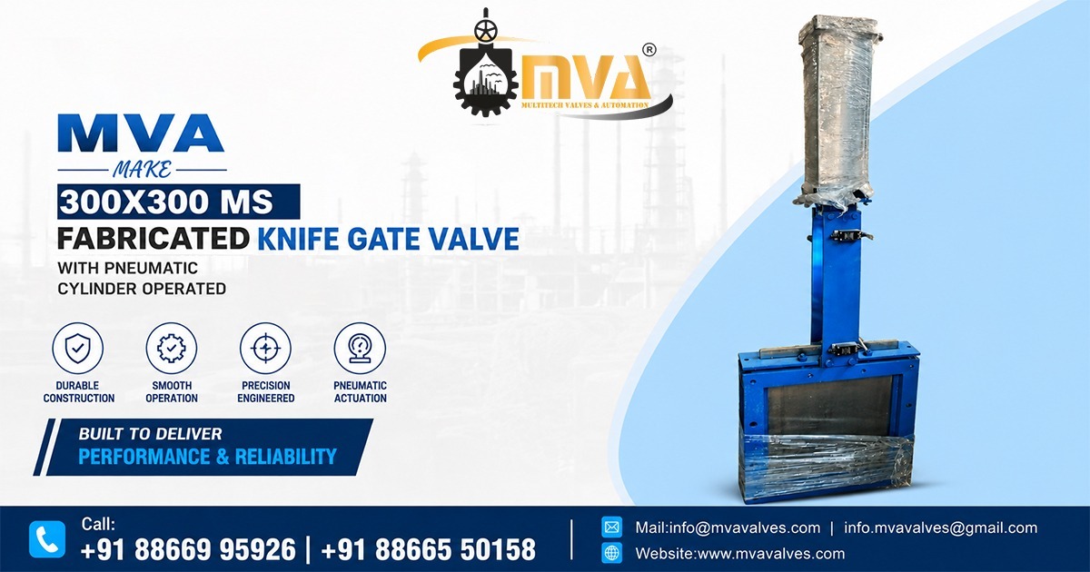 MS Fabricated Knife Gate Valve in Kenya