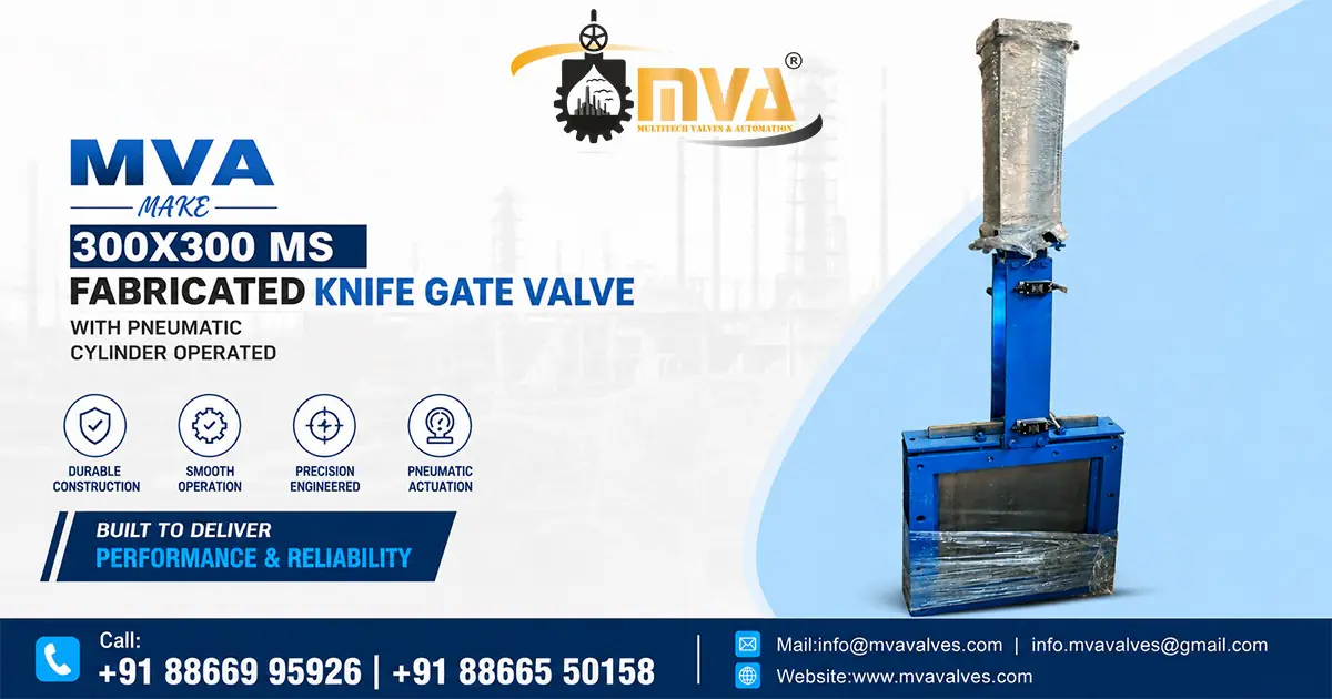 MS Fabricated Knife Gate Valve in Kenya
