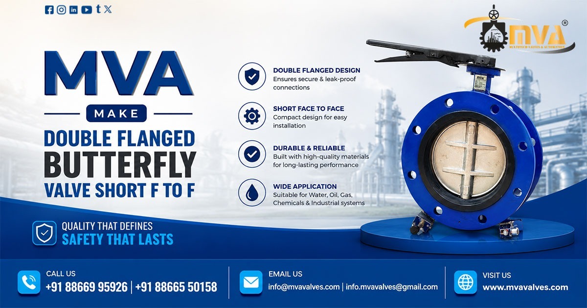 Double Flanged Butterfly Valve in Kenya