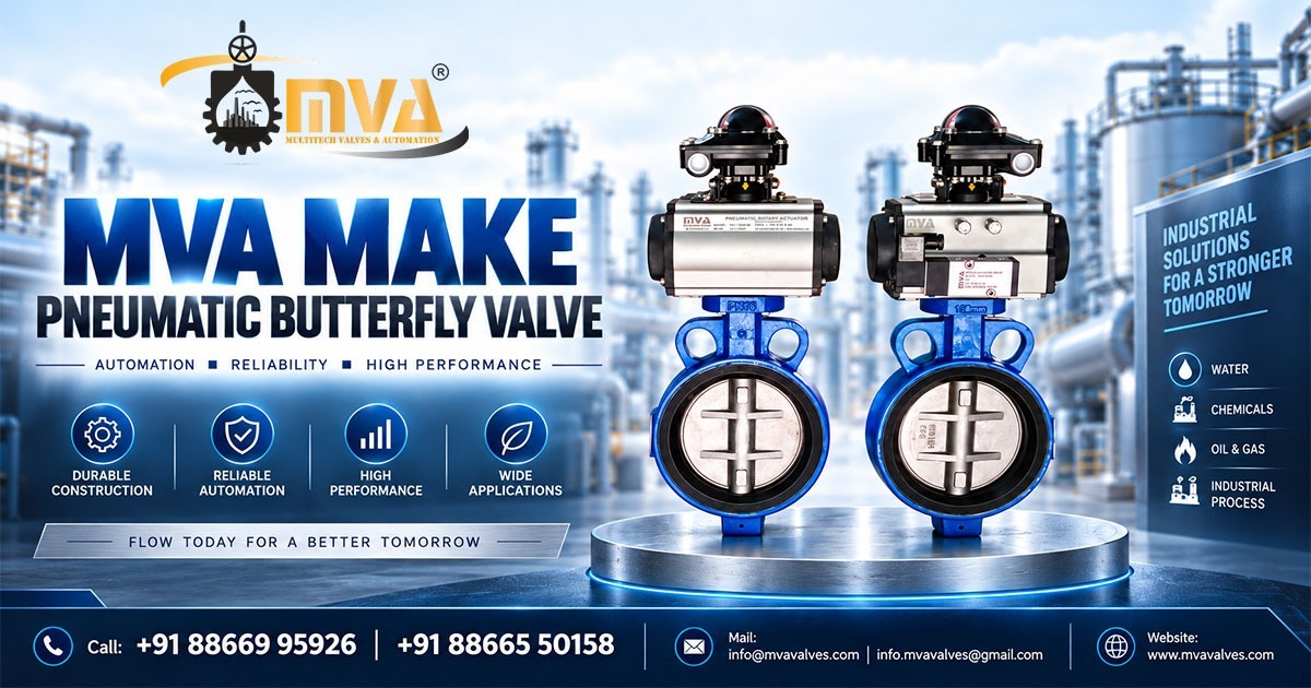 Pneumatic Butterfly Valve in Ankleshwar