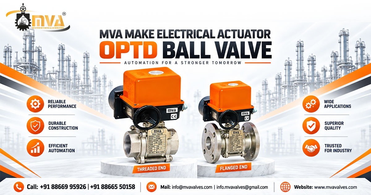 Electrical Actuator OPTD Ball Valve in Bharuch