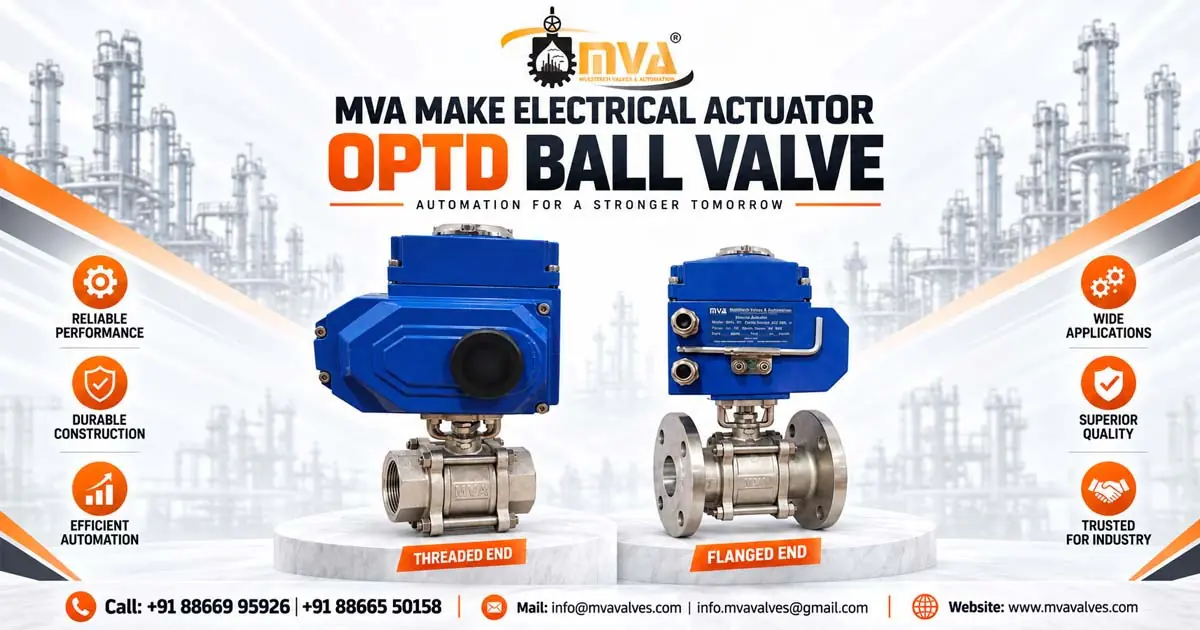 Electrical Actuator OPTD Ball Valve in Bharuch