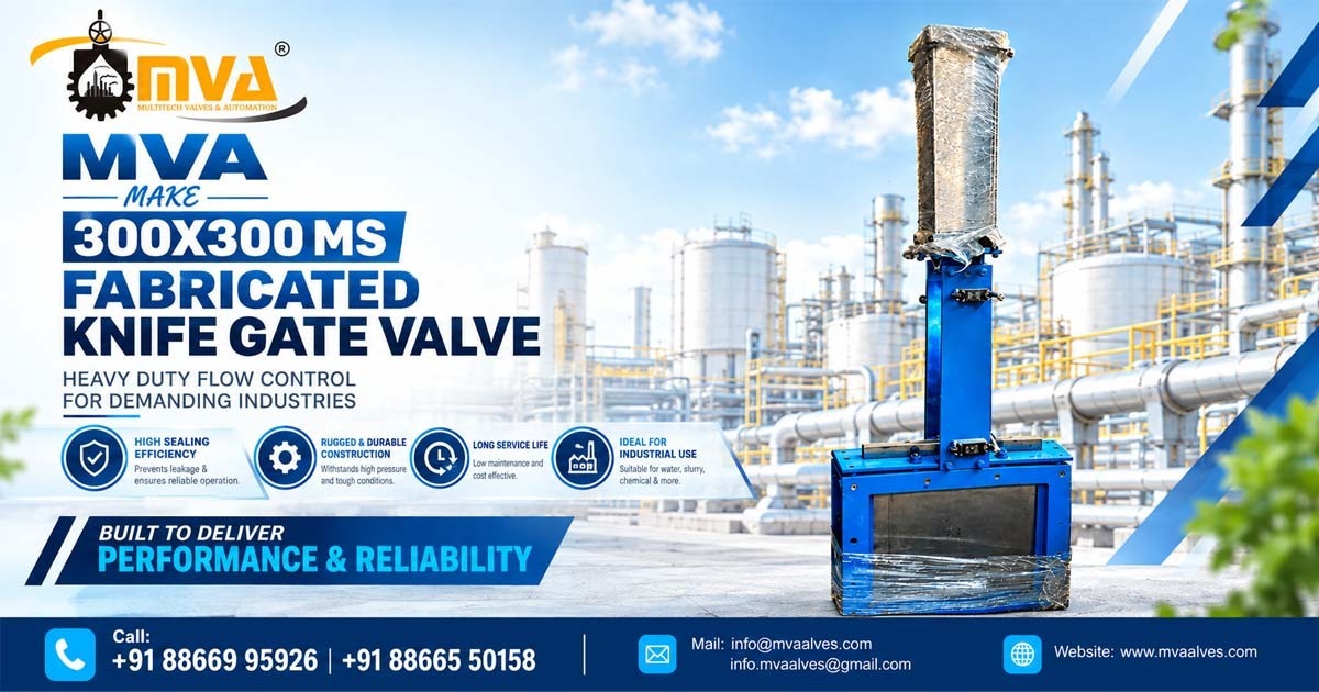 MS Fabricated Knife Gate Valve in Bharuch