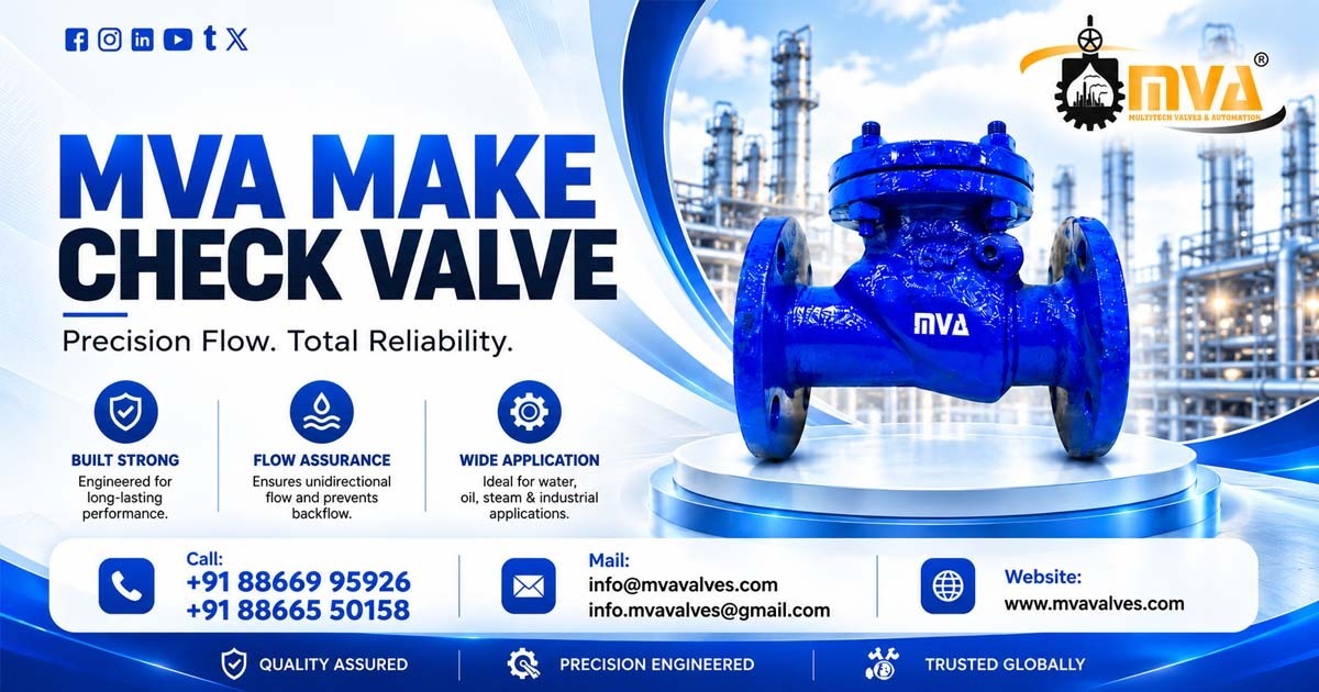 Check Valve Supplier in Ankleshwar